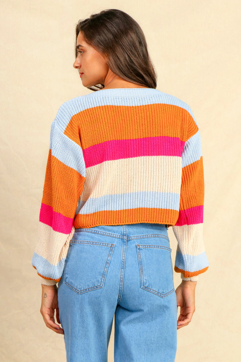 20087 BLUSA CROPPED TRICOT AZUL BEBE 2